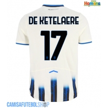 Camisa de time de futebol Atalanta Charles De Ketelaere #17 Replicas 2º Equipamento 2025-26 Manga Curta